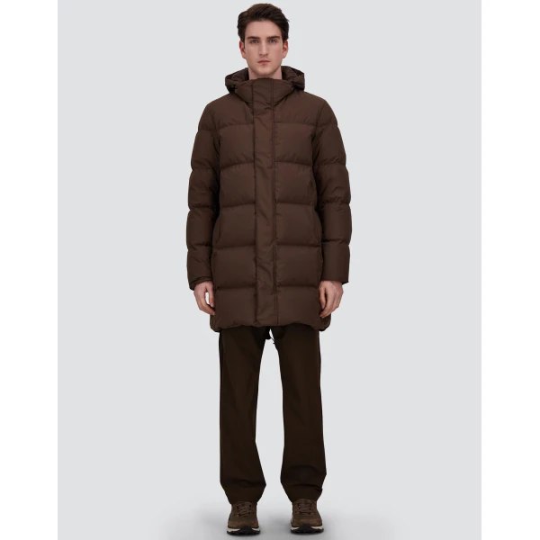 Herno Brown Jacket in 2 Layers Windstopper | Men's Jackets | Luxury Shoes 