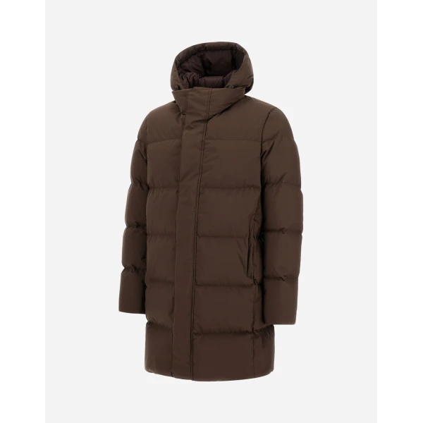 Herno Brown Jacket in 2 Layers Windstopper | Men's Jackets | Luxury Shoes 