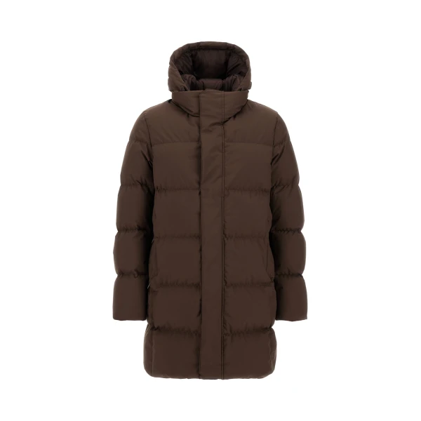 Herno Brown Jacket in 2 Layers Windstopper | Men's Jackets | Luxury Shoes 