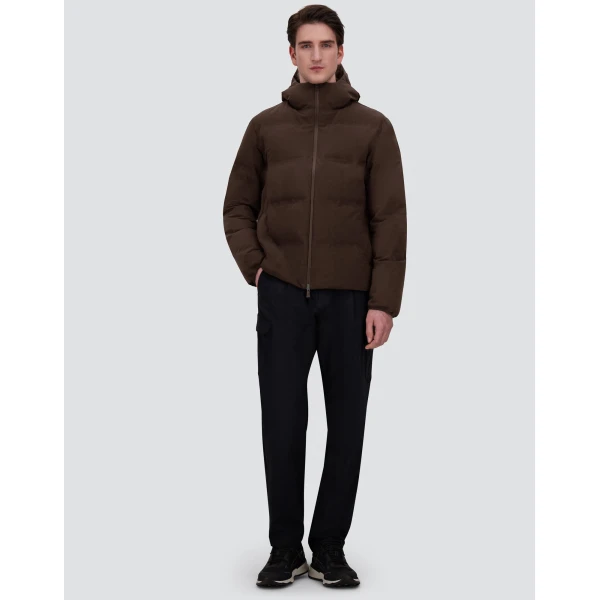 Herno Brown Jacket in New Impact | Men's Jackets | Luxury Shoes 