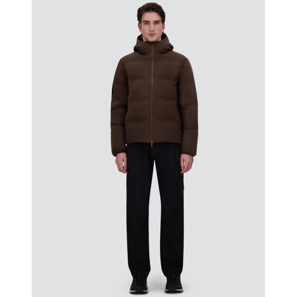 Herno Brown Jacket in New Impact | Men's Jackets | Luxury Shoes 