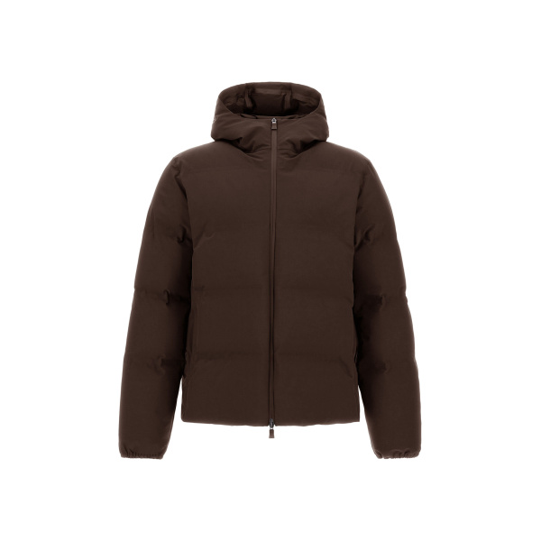 Herno Brown Jacket in New Impact | Men's Jackets | Luxury Shoes 