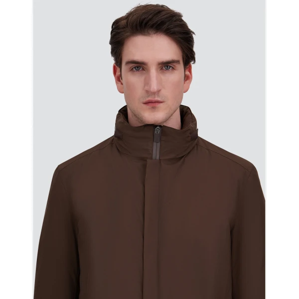 Herno Brown Raincoat in 2-Layer Windstopper | Men's Coats | Luxury Shoes 
