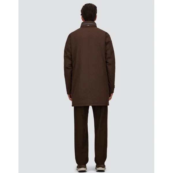 Herno Brown Raincoat in 2-Layer Windstopper | Men's Coats | Luxury Shoes 
