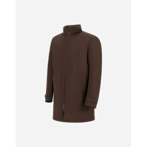Herno Brown Raincoat in 2-Layer Windstopper | Men's Coats | Luxury Shoes 