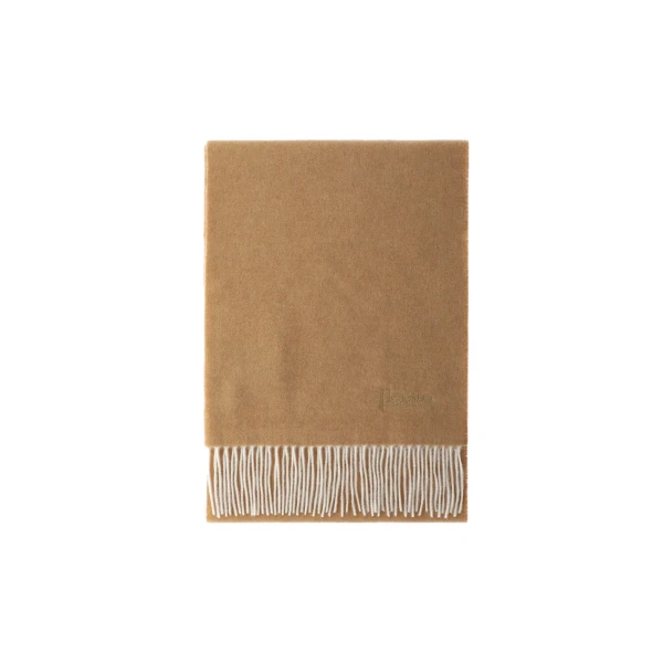 Herno Camel Scarf in Cashmere | Men's Scarves | Luxury Shoes 