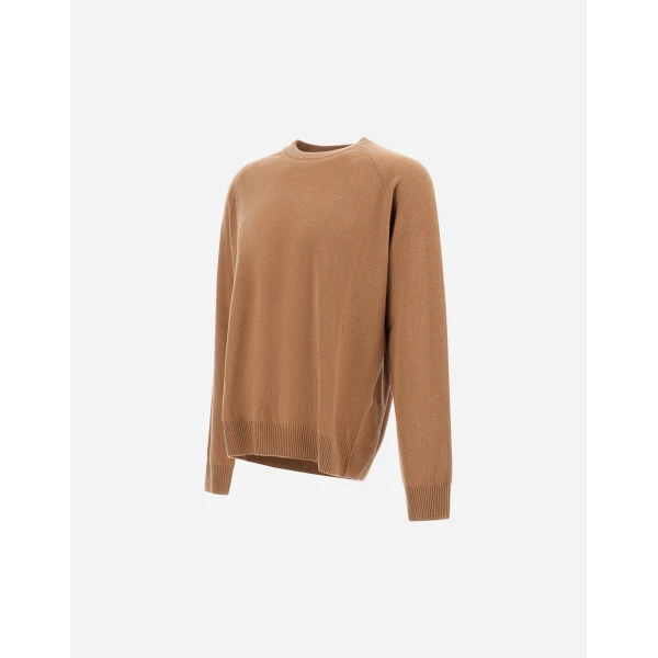 Herno Camel Sweater in Cashmere | Men's Knitwear | Luxury Shoes 
