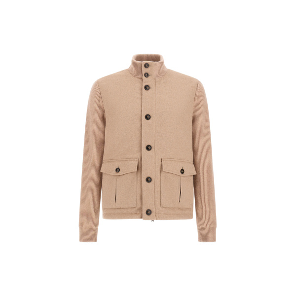 Herno Cashmere and Mohair Cloth Jacket in Chantilly | Men's Jackets | Luxury Shoes 