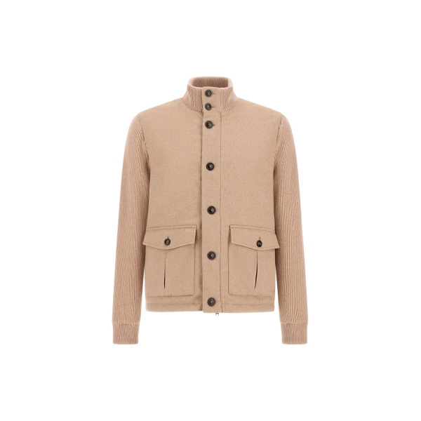 Herno Cashmere and Mohair Cloth Jacket in Chantilly | Men's Jackets | Luxury Shoes 