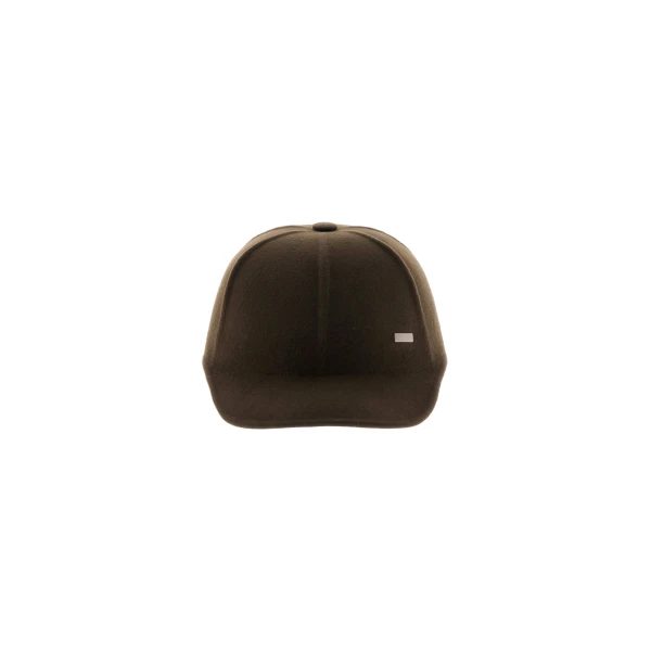 Herno Casual Wool Baseball Cap in Light Military | Men's Hats | Luxury Shoes 