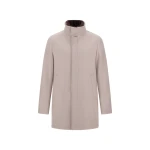 Herno Chantilly Coat in Ecowool and Light Faux Fur | Men's Coats | Luxury Shoes 