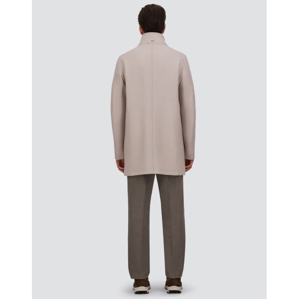 Herno Chantilly Coat in Ecowool and Light Faux Fur | Men's Coats | Luxury Shoes 
