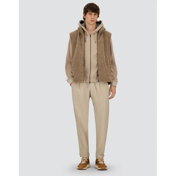 Herno Chantilly Resort Hooded Jacket in Wool-Blend Melange Flannel | Men's Jackets | Luxury Shoes 