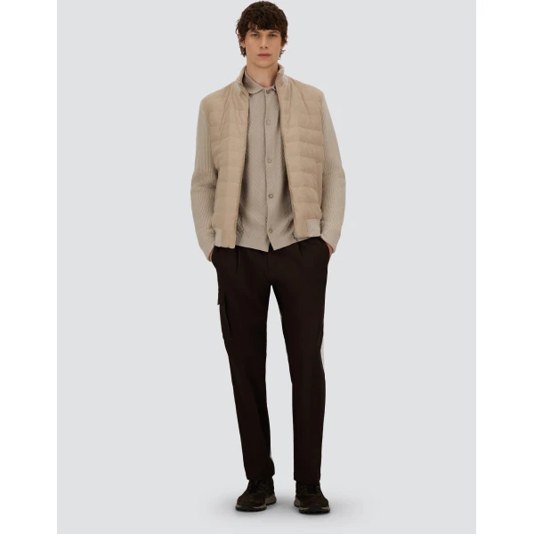 Herno Chantilly Resort Jacket in Wool-Blend Melange Flannel | Men's Jackets | Luxury Shoes 