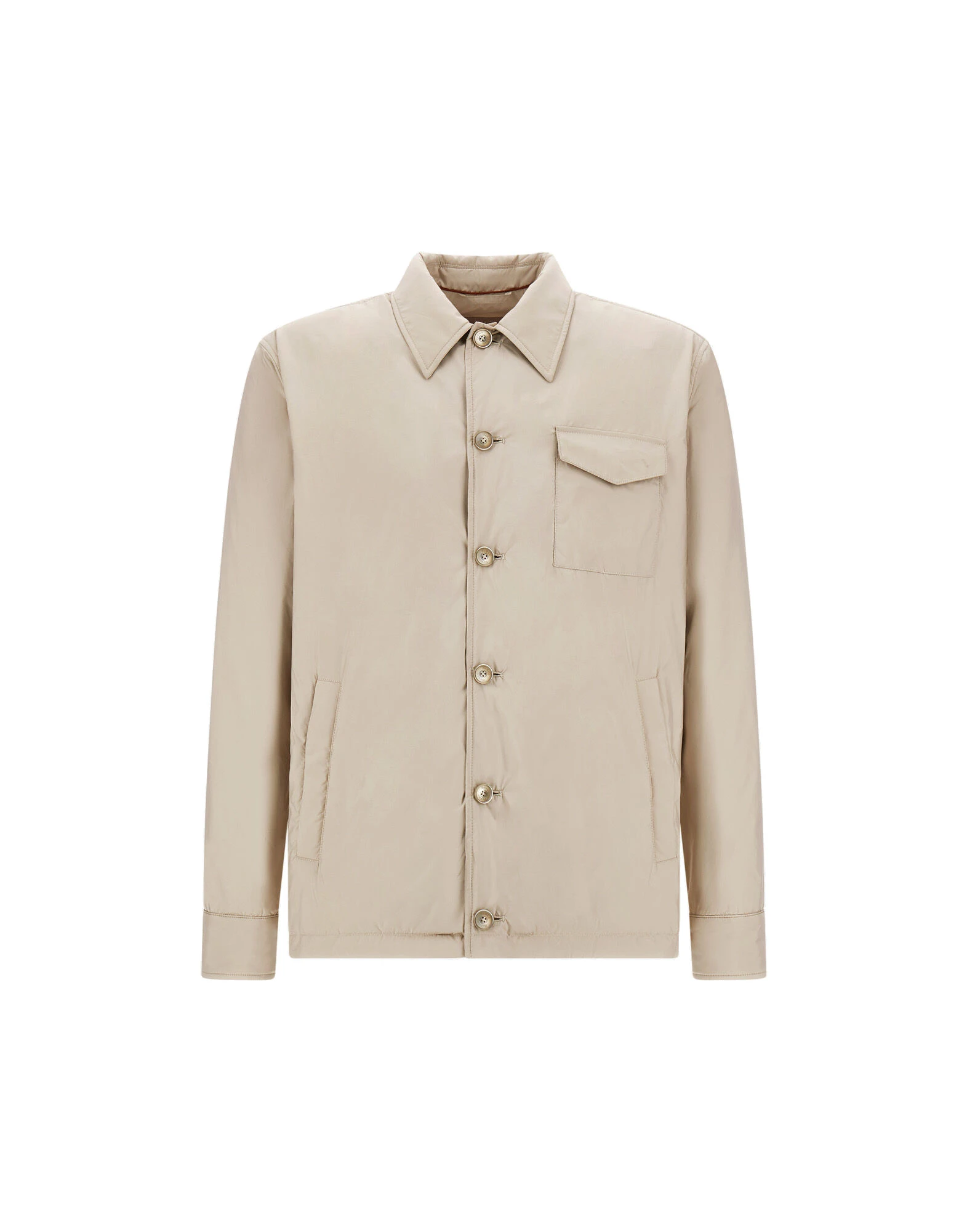 Herno Chantilly Resort Overshirt in Lightweight Matt Nylon and Suede-Effect Microfibre Herno Chantilly Resort Overshirt in Lightweight Matt Nylon and Suede-Effect Microfibre | Men's Jackets | Luxury Shoes