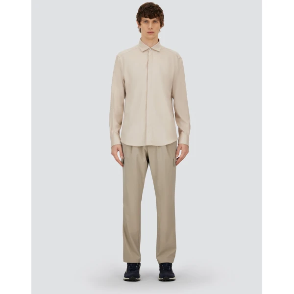Herno Chantilly Resort Shirt in Cashmere and Silk | Men's Shirts | Luxury Shoes 