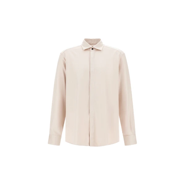 Herno Chantilly Resort Shirt in Cashmere and Silk | Men's Shirts | Luxury Shoes 