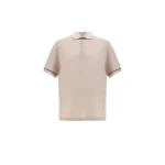 Herno Chantilly Resort Short-Sleeve Polo Shirt in Wool Jersey with a Shiny Finish | Men's T-Shirts and Polos | Luxury Shoes 
