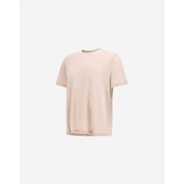 Herno Chantilly Resort T-Shirt in Wool Jersey with a Shiny Finish | Men's T-Shirts and Polos | Luxury Shoes 
