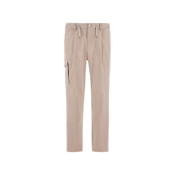 Herno Chantilly Resort Trousers in Stretch Cotton | Men's Trousers | Luxury Shoes 