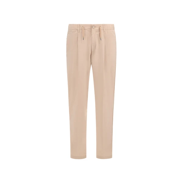 Herno Chantilly Resort Trousers in Stretch Micromodal | Men's Trousers | Luxury Shoes 