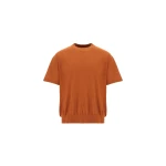 Herno Copper Resort T-Shirt in Wool and Silk Knit | Men's T-Shirts and Polos | Luxury Shoes 