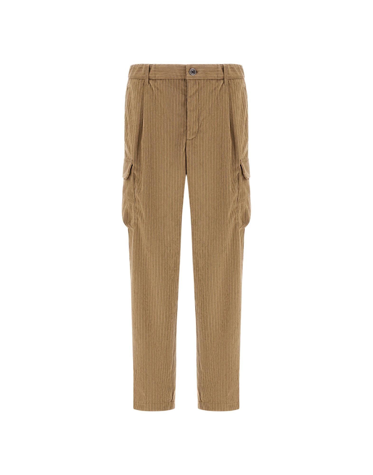 Herno Corduroy Cargo Trousers in Light Military Herno Corduroy Cargo Trousers in Light Military | Men's Trousers | Luxury Shoes