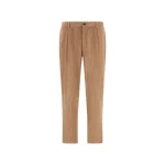 Herno Corduroy Trousers in Camel | Men's Trousers | Luxury Shoes 