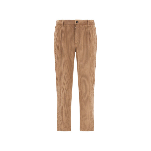 Herno Corduroy Trousers in Camel | Men's Trousers | Luxury Shoes 