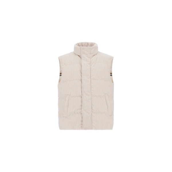 Corduroy Vest in Ivory