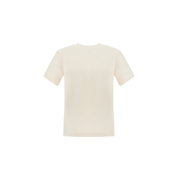 Herno Cotton and Cashmere Double Piqué T-Shirt in White | Men's T-Shirts and Polos | Luxury Shoes 