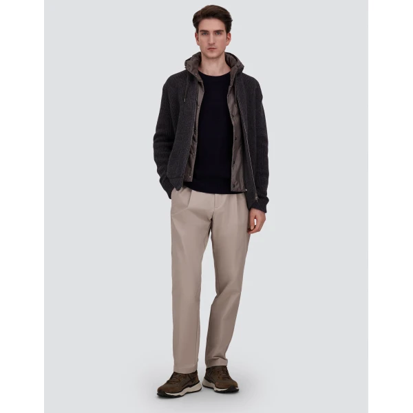 Herno Dark Blue Sweater in Cashmere | Men's Knitwear | Luxury Shoes 