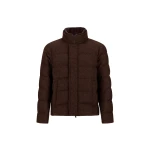 Herno Dark Brown Jacket in Cashmere, Silk and Monogram | Men's Jackets | Luxury Shoes 