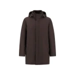Herno Dark Brown Jacket in New Business and Nylon Ultralight | Men's Jackets | Luxury Shoes 