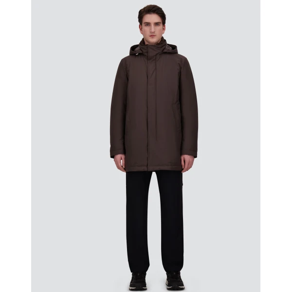 Herno Dark Brown Jacket in New Business and Nylon Ultralight | Men's Jackets | Luxury Shoes 