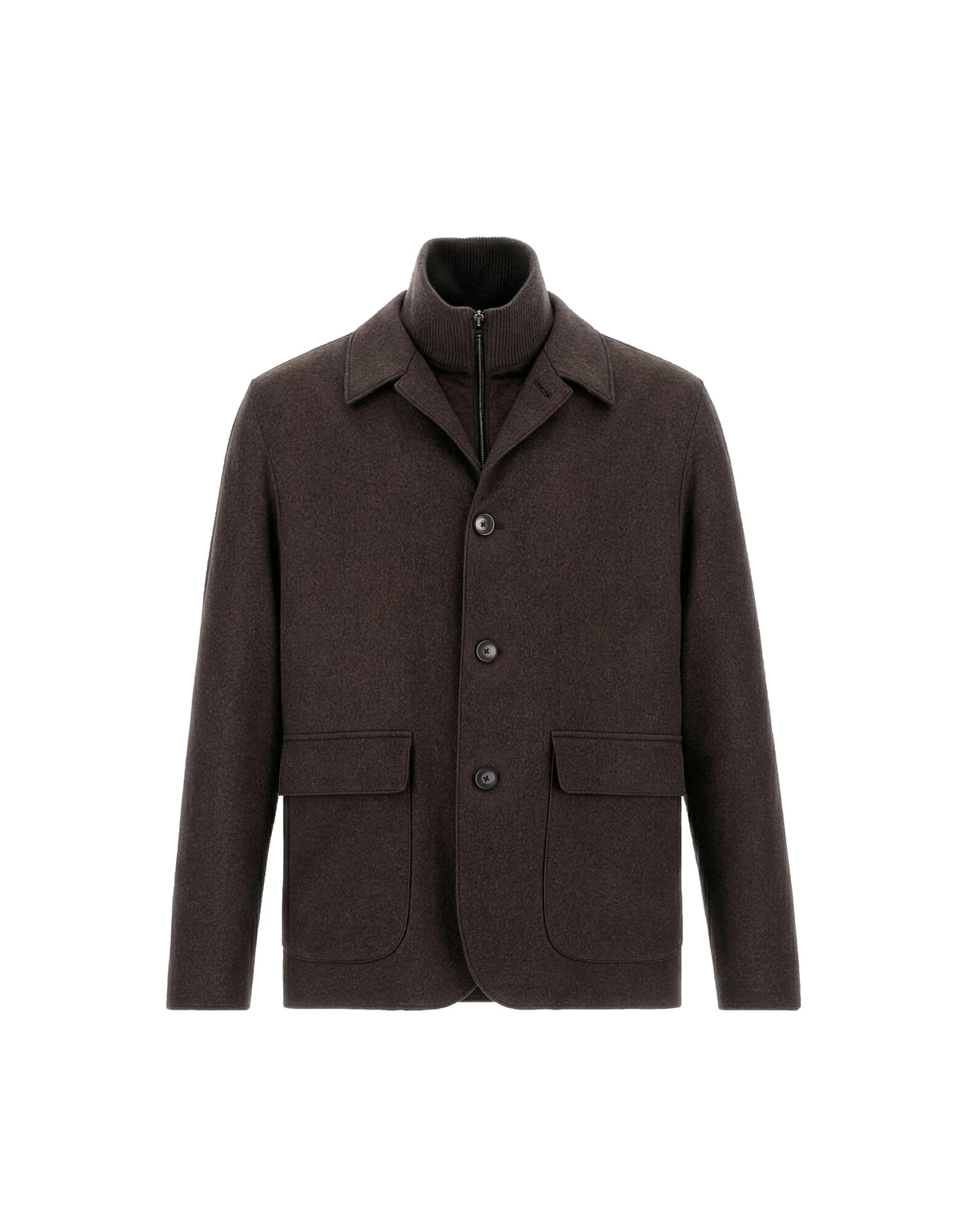 Herno Dark Brown Resort Blazer in Cashmere and Silk Herno Dark Brown Resort Blazer in Cashmere and Silk | Men's Jackets | Luxury Shoes
