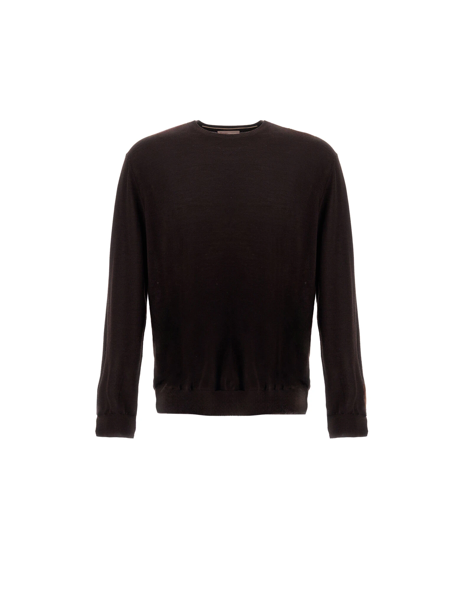 Herno Dark Brown Resort Sweater in Wool and Silk Herno Dark Brown Resort Sweater in Wool and Silk | Men's Knitwear | Luxury Shoes