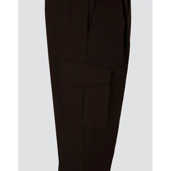 Herno Dark Brown Resort Trousers in Stretch Cotton | Men's Trousers | Luxury Shoes 