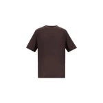 Herno Dark Brown T-Shirt in Wool Jersey | Men's T-Shirts and Polos | Luxury Shoes 
