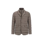 Herno Dark Taupe Blazer in Arendelle and Monogram | Men's Jackets | Luxury Shoes 