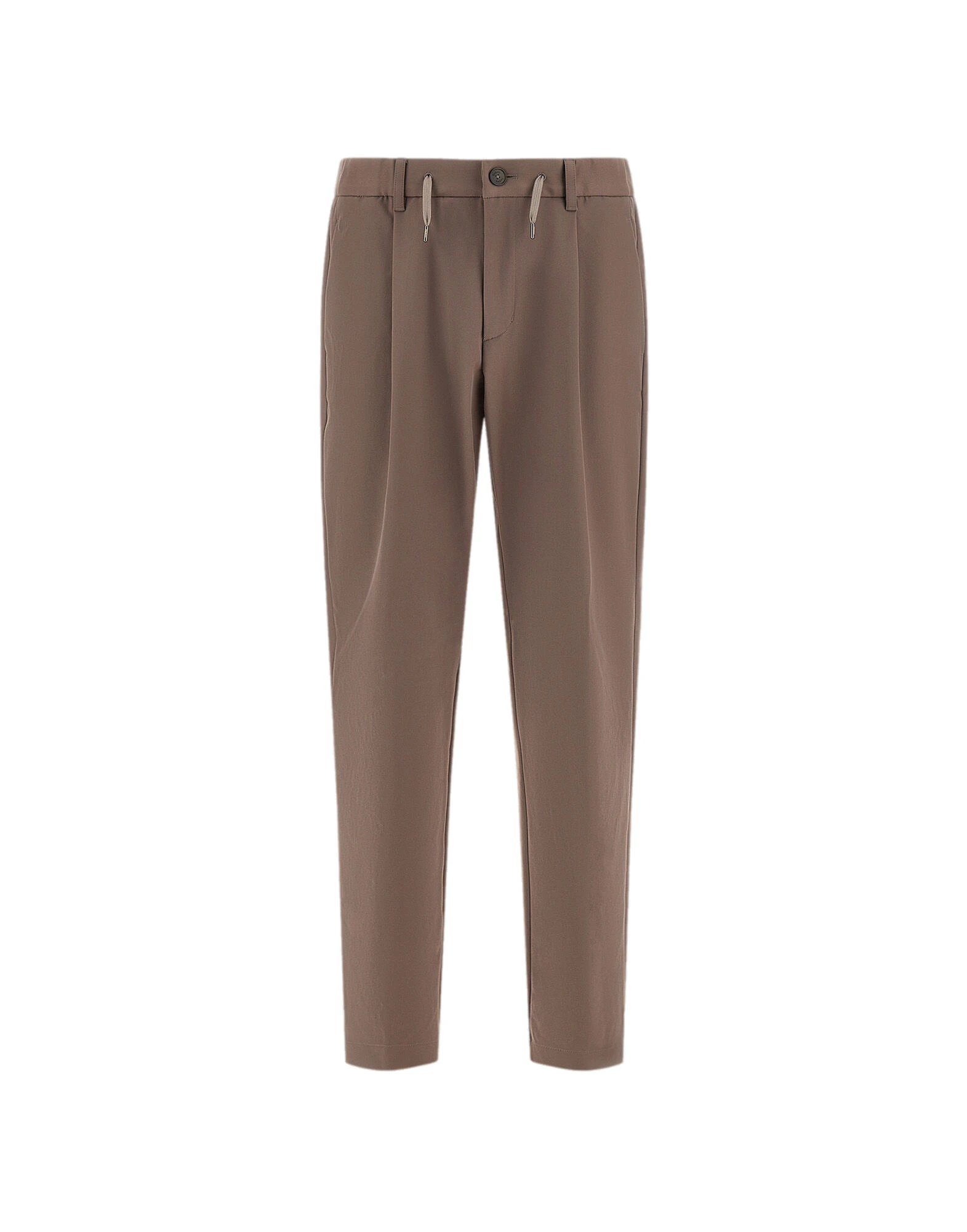 Herno Dark Taupe Trousers in Cotton-Effect Stretch Fabric Herno Dark Taupe Trousers in Cotton-Effect Stretch Fabric | Men's Trousers | Luxury Shoes