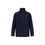 Herno Denim Jacket in Navy Blue | Men's Jackets | Luxury Shoes 