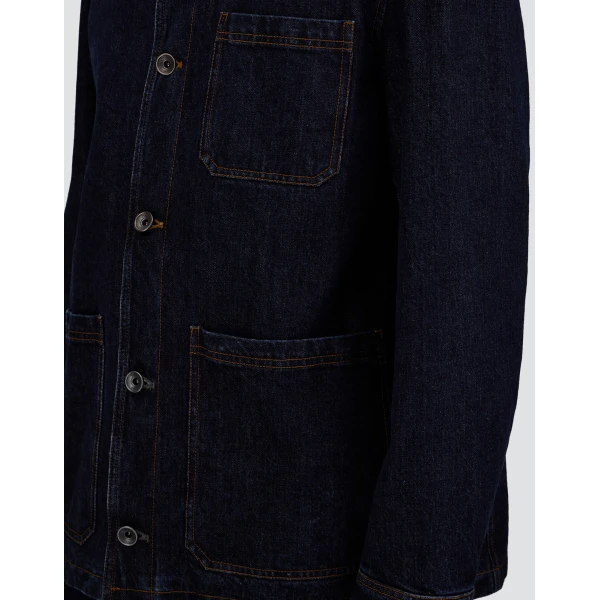 Herno Denim Jacket in Navy Blue | Men's Jackets | Luxury Shoes 