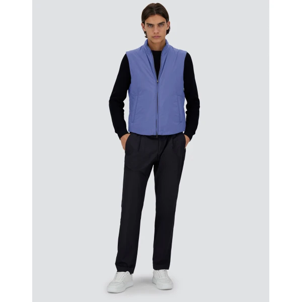 Herno Ecoage Vest in Light Blue | Men's Jackets | Luxury Shoes 