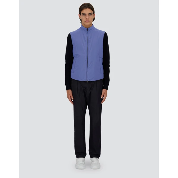 Herno Ecoage Vest in Light Blue | Men's Jackets | Luxury Shoes 
