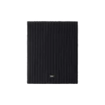 Herno Fisherman's Rib Cashmere Scarf in Dark Blue | Men's Scarves | Luxury Shoes 