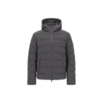 Herno Flannel Jacket with Water-Repellent Coating in Iron | Men's Coats | Luxury Shoes 