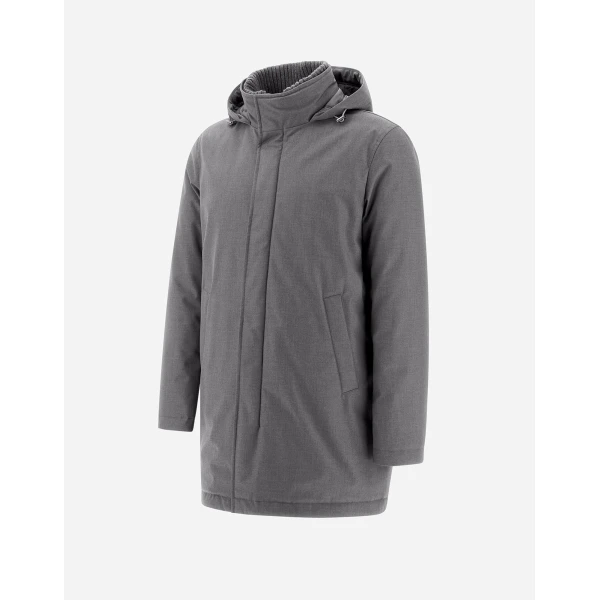 Herno Grey Jacket in New Business and Nylon Ultralight | Men's Jackets | Luxury Shoes 