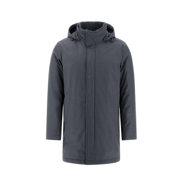 Herno Grey Jacket in New Business and Nylon Ultralight | Men's Jackets | Luxury Shoes 