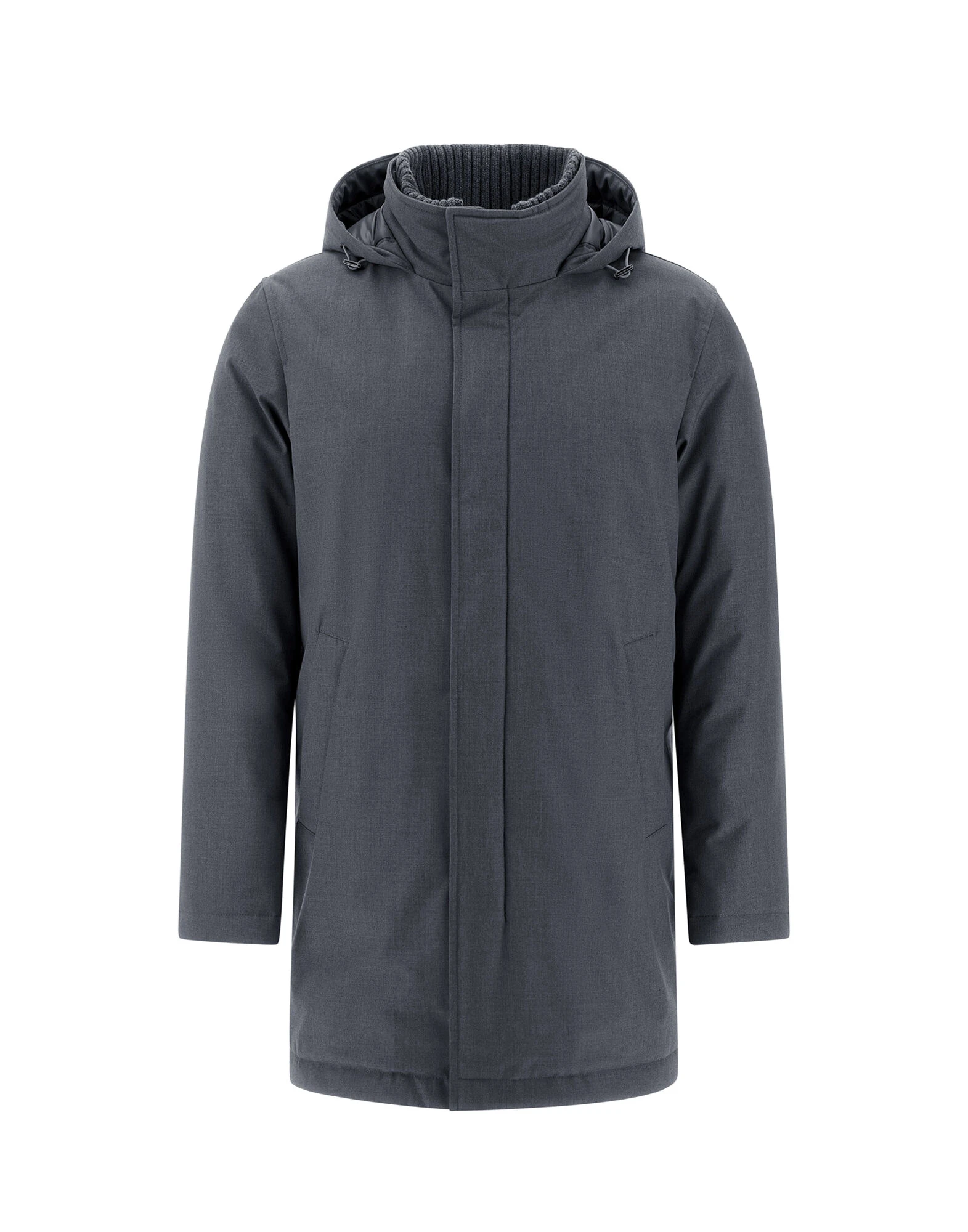 Herno Grey Jacket in New Business and Nylon Ultralight Herno Grey Jacket in New Business and Nylon Ultralight | Men's Jackets | Luxury Shoes